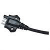 4 Prong Flat Plug - Trailer end; 60" lead