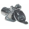 4 Pin Round Plug Kit - Car end; Metal; MOUNTING HOLES: 1-3/4" apart