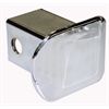 Hitch Cover, 2" Receiver size; Chrome-Plastic