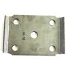 Tie Plate; Use with 0.5" U-Bolts; 1.75" Springs; AXLE CAP.: 6K