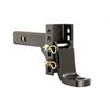Adjustable Ballmount, fits 2" square; LENGTH: Adjustable; Anti-Rattle