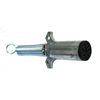 7 Pin Round Plug - Trailer end; Metal with Guard