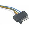 5 Prong Flat Plug - Trailer end; 48" lead