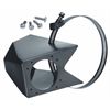 Mounting Bracket - fits 6 & 7 Way plugs; strap to any size hitch; Black Plastic