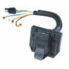 T-Connector Adapter Harness; Convert 4 prong flat to 7 Blade; BULK