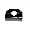 Mounting Bracket - fits 4 Prong Knockout & 6 Pin; weld/screw; Black Rust Proof