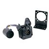 Multi-Tow Harness, upgrade for OEM 7 Blade; 6 Pin Car end, plus 4 prong flat