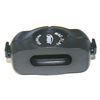 Mounting Bracket - fits 4 Prong plugs; magnetic attachment; Black Plastic