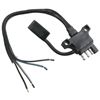 4 Prong Plug, Heavy Duty Durable design - Trailer end; 12" lead