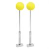 Hitch Hook-up Aid; Magnetic telescoping Rods with dayglow balls