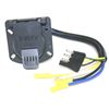 T-Connector Adapter Harness; Convert 4 prong flat to 7 Blade; PACKAGED