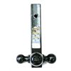 Triple Tow Ballmount, 2" square; LENGTH: 8"; 1-7/8", 2", 2-5/16" Balls; BLACK