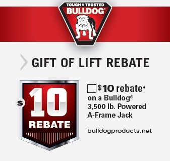 Bulldog Trailer Jacks Rebate