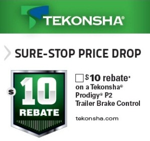 TEKONSHA Brake Control Rebate