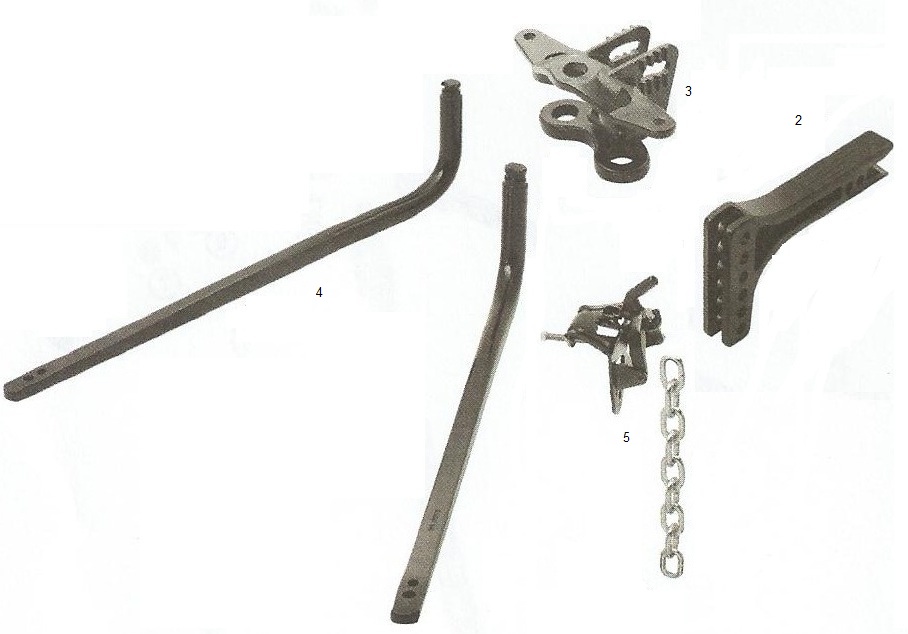 Weight distribution parts breakdown