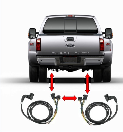 How to hook up two 7 blades on a truck